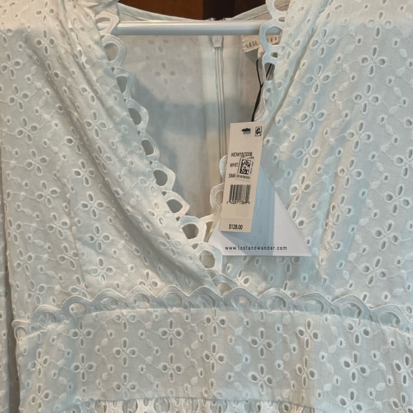 Lost + Wander White Dress Size Small New with Tags - Picture 4 of 8